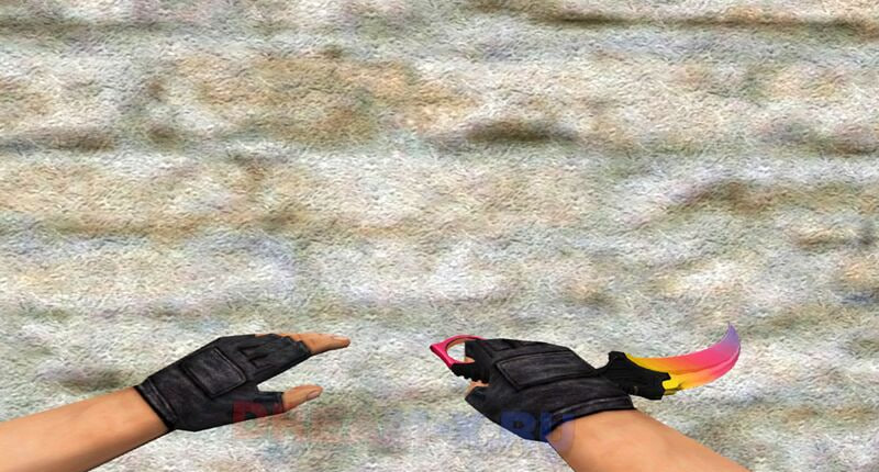 Knife «Karambit Fade» (Нож «Керамбит Градиент») для CS 1.6